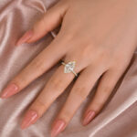 S925 Maxine Moissanite 1.0 Ct~4.0 Ct Marquise Cut Engagement Ring For Women - Image 9