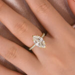 S925 Maxine Moissanite 1.0 Ct~4.0 Ct Marquise Cut Engagement Ring For Women - Image 8
