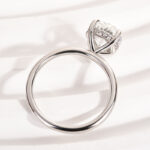 S925 Maxine Moissanite Solitaire 2.0~4.0 Carat Round Cut Engagement Ring - Image 6