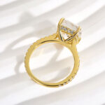 S925 Exclusive Cushion Cut Women's Engagement Ring In Sterling Silver - Image 11