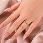 S925 Moissanite 0.3Ct White Gold Pavé Eternity Wedding Ring - Image 10