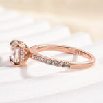 S925 Maxine Moissanite 2.0 Ct~2.5 Ct Cushion Cut Engagement Ring - Image 18