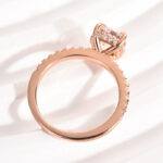 S925 Maxine Moissanite 2.0 Ct~2.5 Ct Cushion Cut Engagement Ring - Image 17