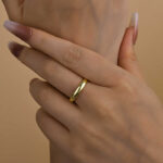 S925 Maxine Classic Wedding Band For Women In Sterling Silver - Image 2
