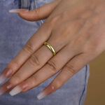 S925 Maxine Classic Wedding Band For Women In Sterling Silver - Image 3