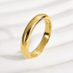 S925 Maxine Classic Wedding Band For Women In Sterling Silver - Image 4