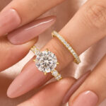 S925 4.0Ct Round Cut White Gold Moissanite Diamond Wedding Ring - Image 6