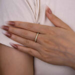 S925 Sterling Silver Classic Full Eternity Thin Wedding Band For Women - Image 5
