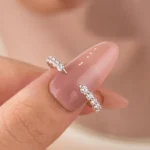 S925 0.7Ct Classic Open Wedding Band In Sterling Silver - Image 5