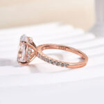 S925 Classic Oval Cut Simulated Diamond Engagement Ring In Sterling Silver - Image 16