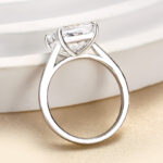 S925 Stunning Square Solitaire Princess Cut Engagement Ring - Image 7