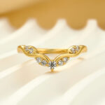 S925 0.2Ct Vine Twist Vintage Wedding Band In Sterling Silver - Image 7