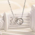 S925 Maxine Moissanite Round Cut Bracelet In Sterling Silver - Image 3