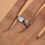 S925 Maxine Classic Men's Wide Wedding Band