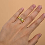 S925 Maxine Classic Men's Wide Wedding Band - Image 8