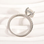 S925 Maxine Moissanite 3.0 Ct Cushion Cut Engagement Ring For Women - Image 7