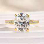S925 Maxine Moissanite 3.0 Ct Cushion Cut Engagement Ring For Women - Image 12