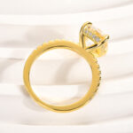 S925 Maxine Moissanite 3.0 Ct Cushion Cut Engagement Ring For Women - Image 14