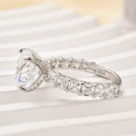 S925 Maxine Luxury 4.0 CT Round Cut Engagement Ring - Image 6