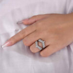 S925 Maxine Unique Jacket Wedding Band For Women - Image 5
