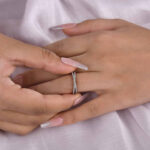 S925 Classic X Criss Cross Wedding Band For Women In Sterling Silver - Image 2