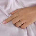 S925 Simple Wedding Band For Women In Sterling Silver - Image 10