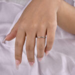 S925 Simple Wedding Band For Women In Sterling Silver - Image 11