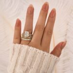 S925 4PC 3.5Ct Radiant Cut Wedding Ring Set With Three Classic Wedding Bands - Image 2
