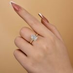 S925 4.5Ct Cushion Cut Engagement Ring Travel Ring In Sterling Silver - Image 2
