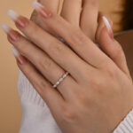 S925 Maxine Pear Shape Design Women's Wedding Band - Image 7
