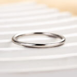 S925 Simple Wedding Band For Women In Sterling Silver - Image 7