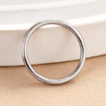 S925 Simple Wedding Band For Women In Sterling Silver - Image 13