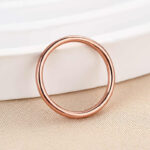 S925 Simple Wedding Band For Women In Sterling Silver - Image 18