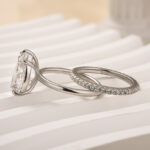 S925 Lovely 3.5Ct Pear Cut Wedding Ring Set In Sterling Silver - Image 9