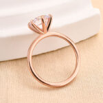 S925 Classic Round Cut Solitaire Engagement Ring for Her - Image 16