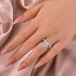 S925 Solitaire 2.0 Ct Round Cut Moissanite Diamond Wedding Ring - Image 3