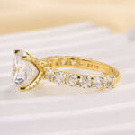 S925 Maxine Luxury 4.0 CT Round Cut Engagement Ring - Image 11