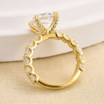 S925 Maxine Luxury 4.0 CT Round Cut Engagement Ring - Image 12