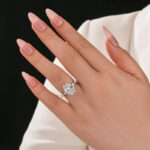 S925 4.5Ct Oval Cut Engagement Ring Promise Ring For Her - Image 3