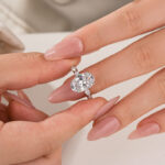 S925 4.5Ct Oval Cut Engagement Ring Promise Ring For Her - Image 2