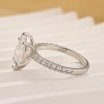 S925 Elegant 2.0Ct Marquise Cut White Gold Engagement Ring - Image 4