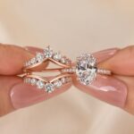 S925 Exclusive 4.0Ct/5.0Ct Oval Cut Wedding Ring Set Travel Ring With Jacket Wedding Band - Image 10
