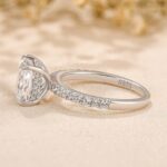 S925 Sparkle Square 2.0CtPrincess Cut Engagement Ring For Women in Sterling Silver - Image 5