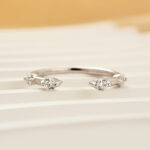 S925 Classic Round Cut Open Wedding Band In Sterling Silver For Women - Image 7