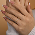 S925 Vintage Pave Wedding Band In Sterling Silver - Image 6