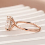 S925 Maxine Attractive Moissanite 2.5 Ct~4.0 Ct Cushion Cut Engagement Ring - Image 14