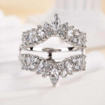 S925 Maxine Unique Jacket Wedding Band For Women - Image 6