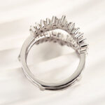 S925 Maxine Unique Jacket Wedding Band For Women - Image 7
