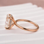 S925 Maxine Classic Moissanite 2.0 Ct~5.5 Ct Solitaire Oval Cut Engagement Ring - Image 13