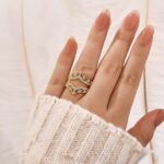 S925 0.8Ct Crown-Shaped Insert Wedding Band Engagement Ring Enhancer - Image 2